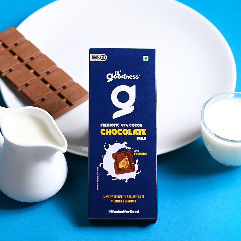 Prebiotic Milk Chocolate - 35g Pack of 8