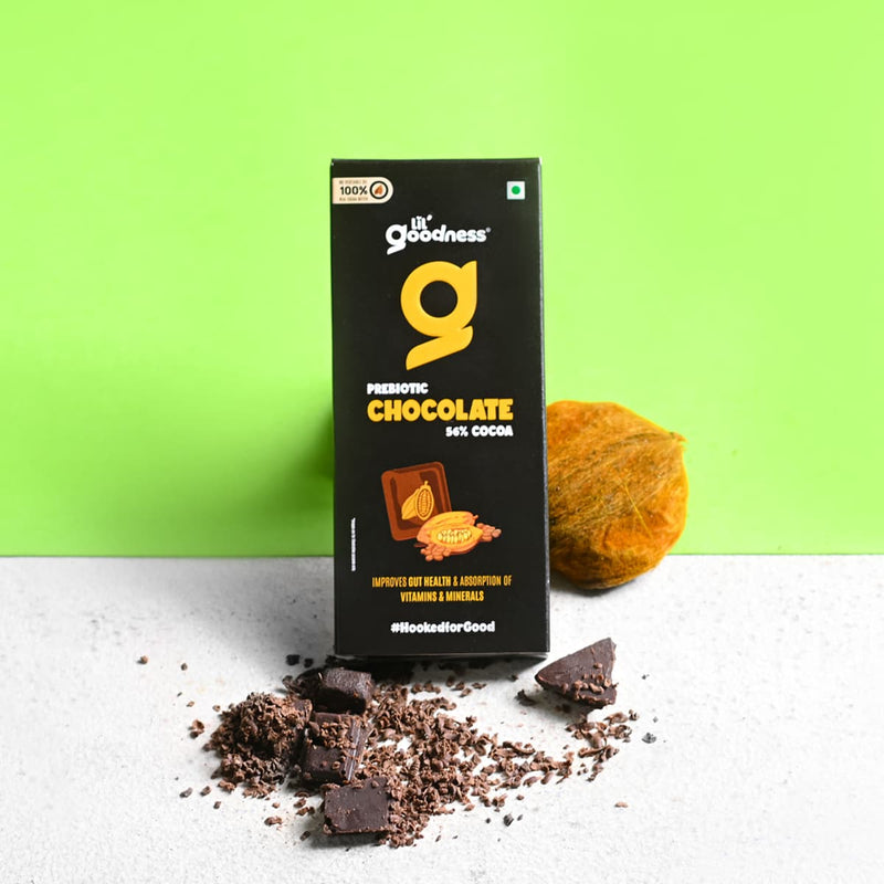 Prebiotic Dark Chocolate Mini Trial Pack 13g, Pack of 20