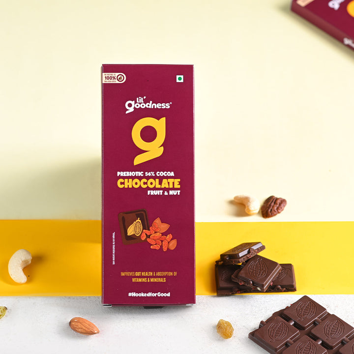 Assorted Prebiotic Dark Chocolates - Pack of 5 (129g) – LiL Goodness