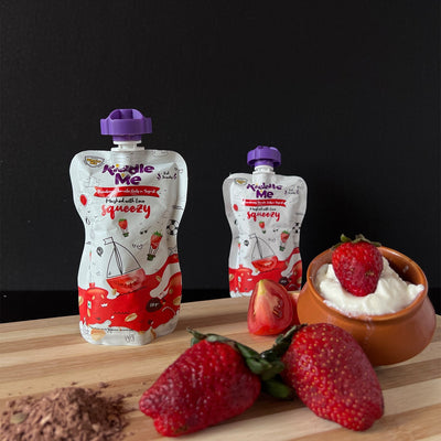 Yogurt Squeezy, Strawberry, Tomato & Oats | 120g Pack of 6