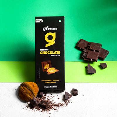 Assorted Prebiotic Dark Chocolates - Pack of 5 (129g)