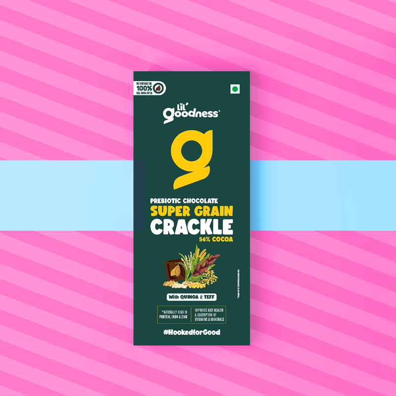 Prebiotic Chocolate Supergrain Crackle 12g - Pack of 20