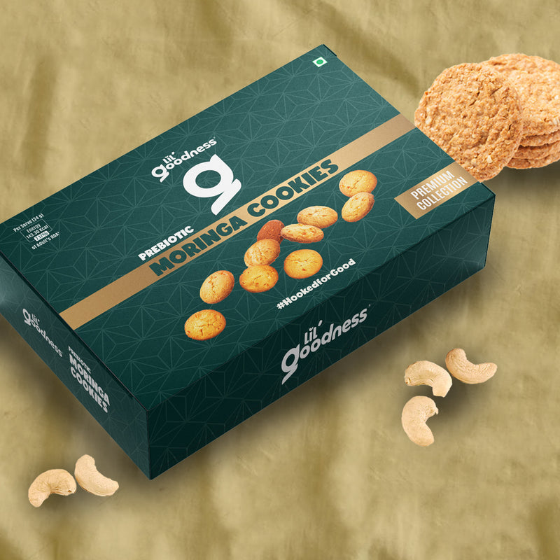 Prebiotic Moringa Cookies 100g - Pack of 2