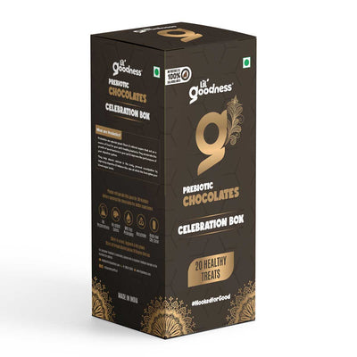 Celebration Box 280g | 20 Premium Prebiotic Chocolate Bites